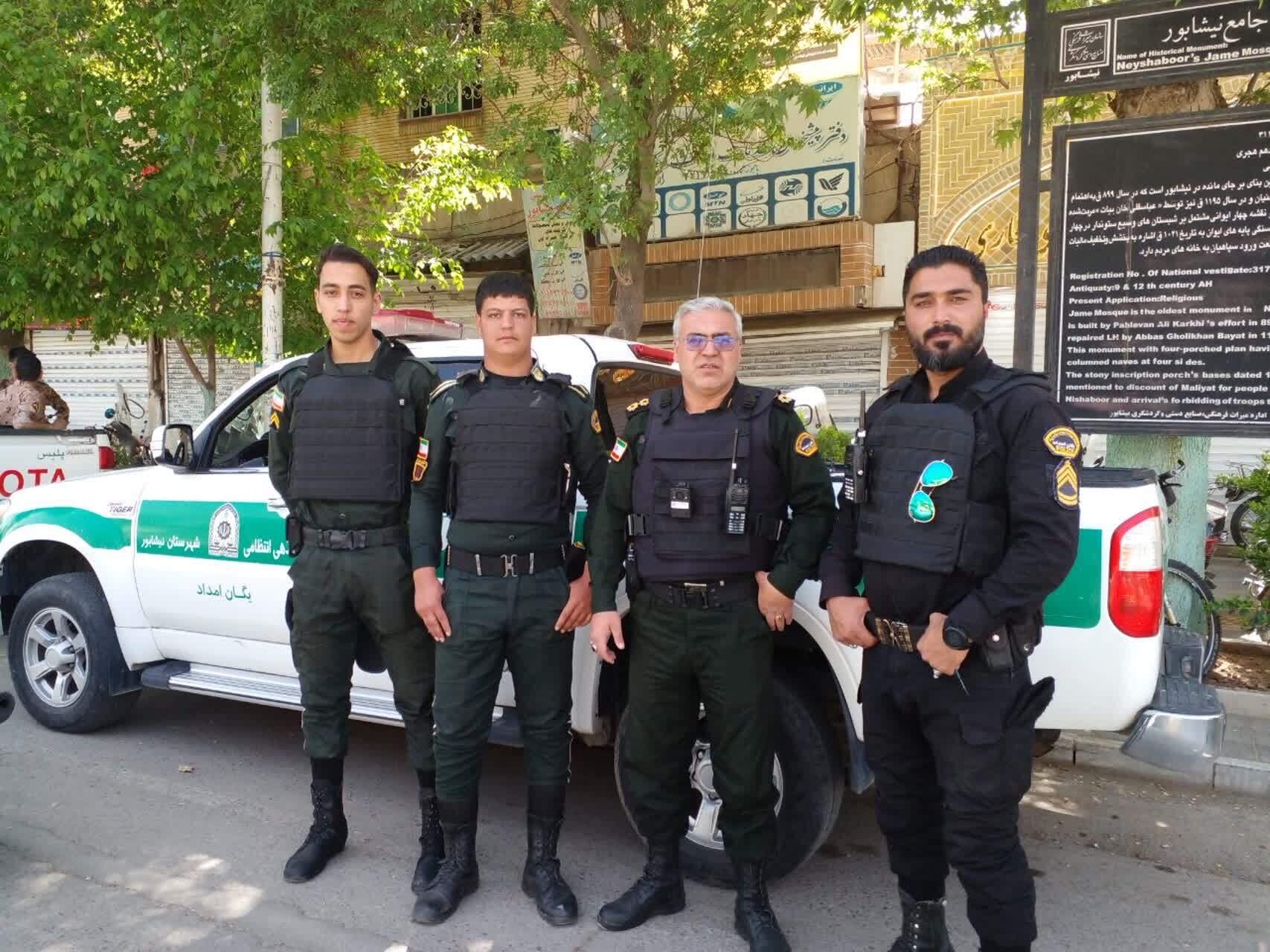 مراسم راهپیمایی در نیشابور