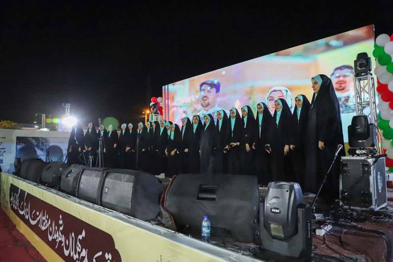اجرای سرود در جشنواره مسقطی