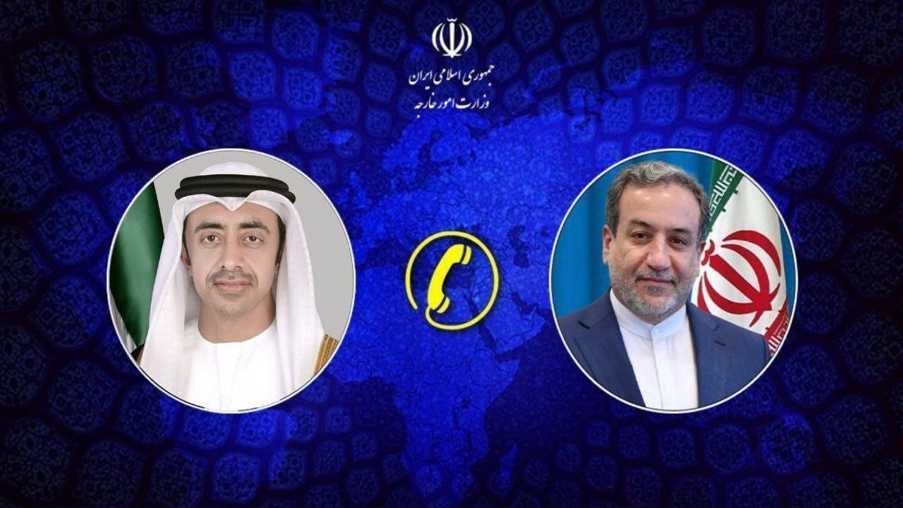 گفت‌وگوی تلفنی وزرای خارجه ایران و امارات در خصوص گفت‌و‌گو‌های عمان