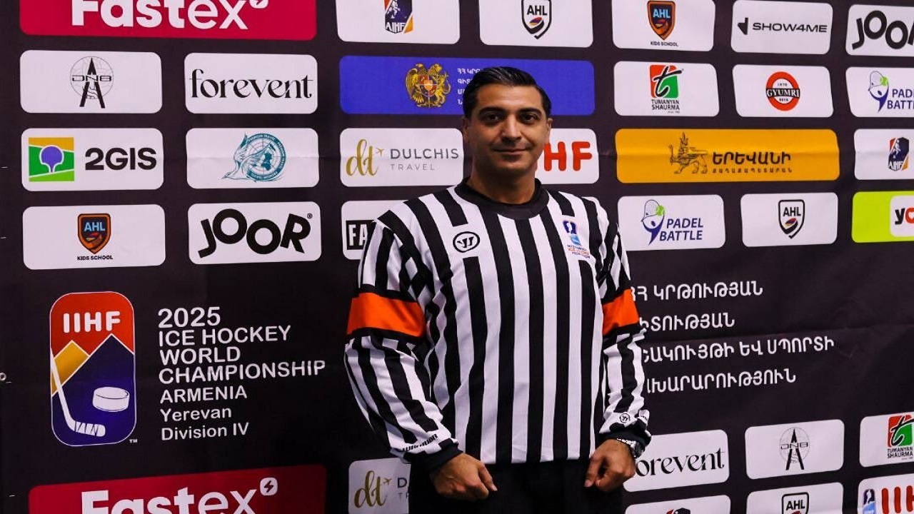 قضاوت داور ایرانی در جام‌جهانی هاکی روی یخ