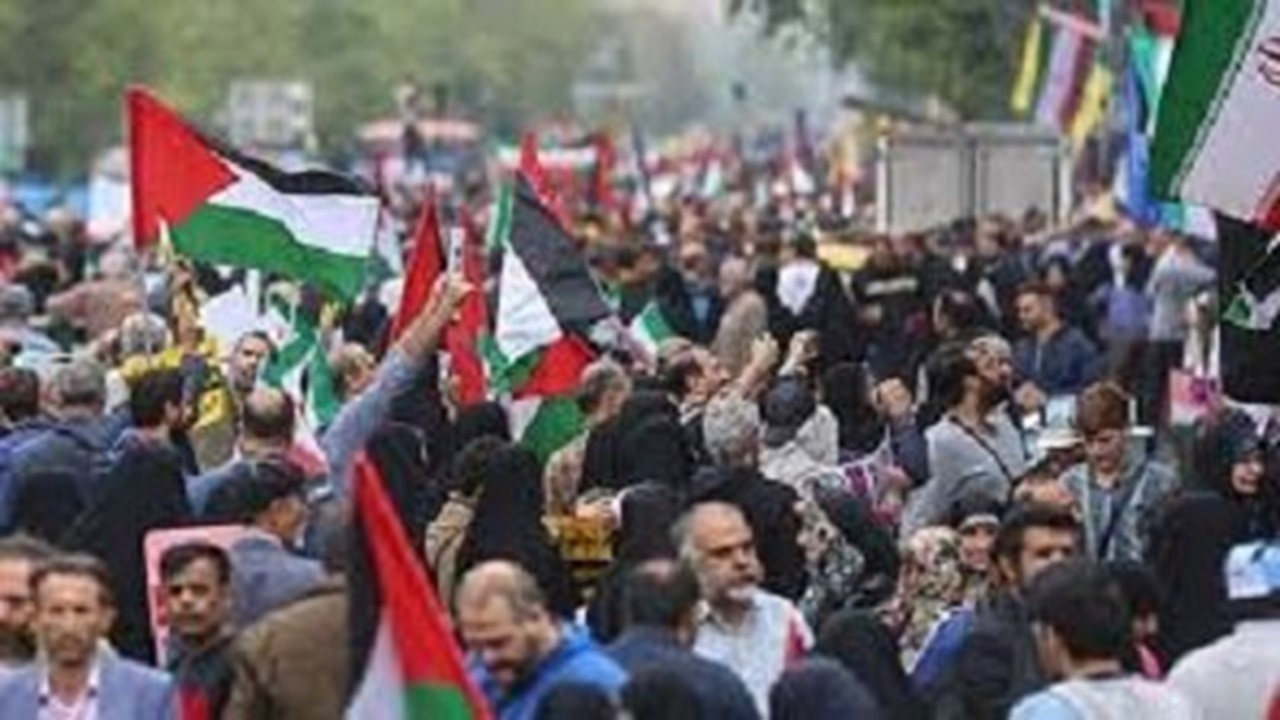 راهپیمایی زاهدانی‌ها در حمایت از مردم غزه + فیلم