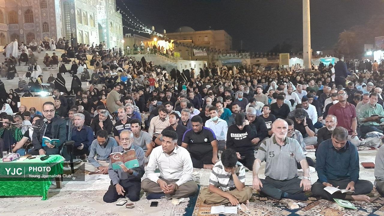 برگزاری مراسم سومین شب قدر در هرمزگان+عکس وفیلم