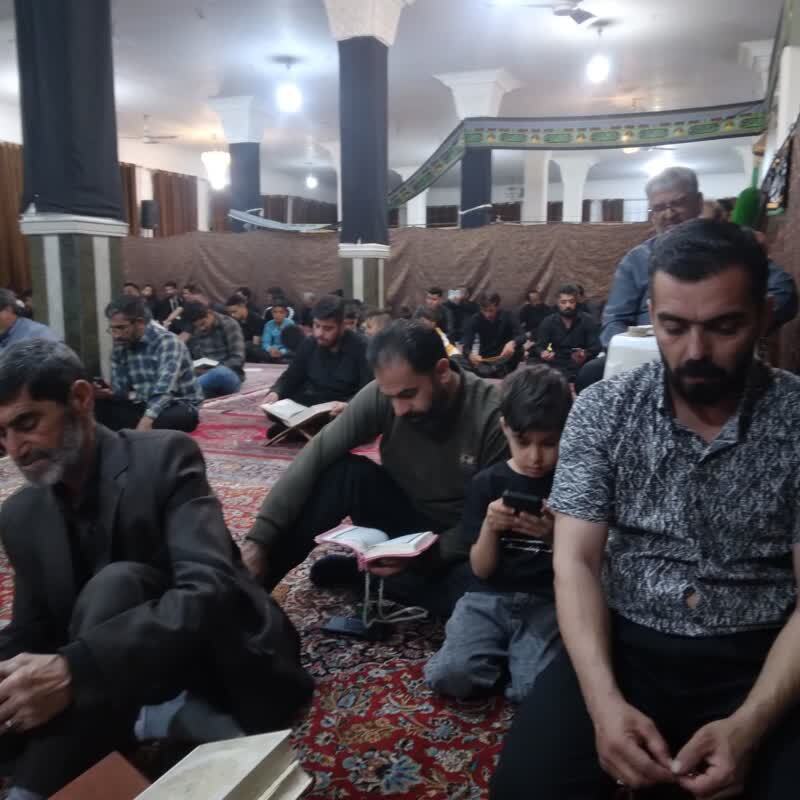 شب زنده داری اهالی کاظم آباد