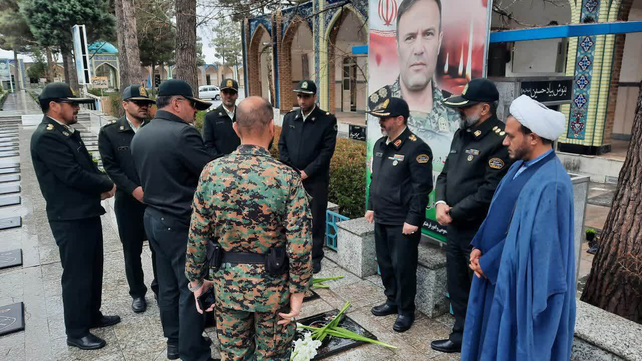 حضور رئیس سازمان نظام وظیفه فراجا در نیشابور