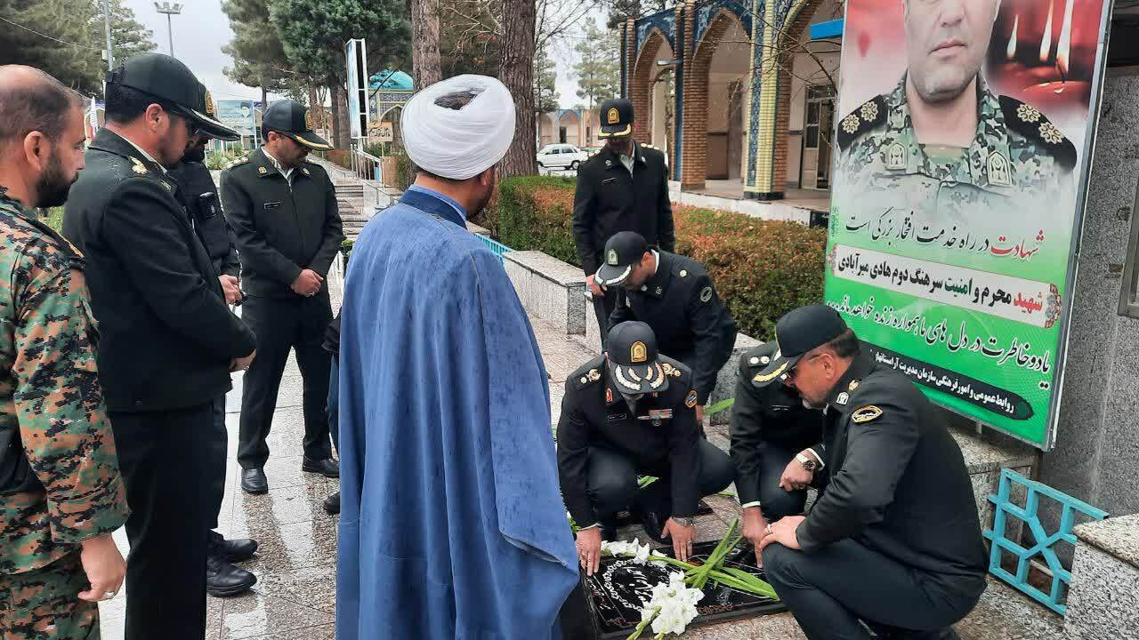گزارش تصویری از حضور رئیس سازمان نظام وظیفه فراجا در نیشابور
