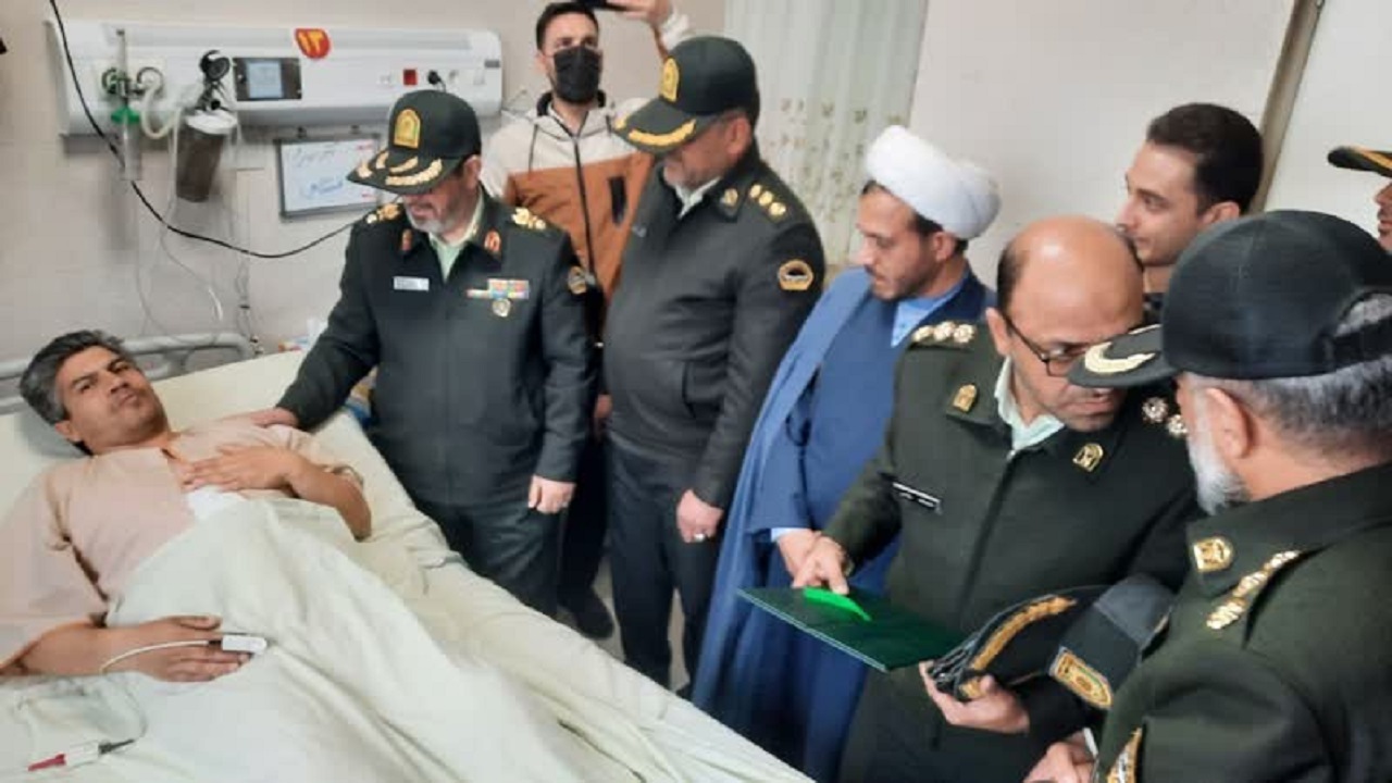عیادت رییس سازمان وظیفه عمومی از ستوانیکم علی فیروزی + عکس