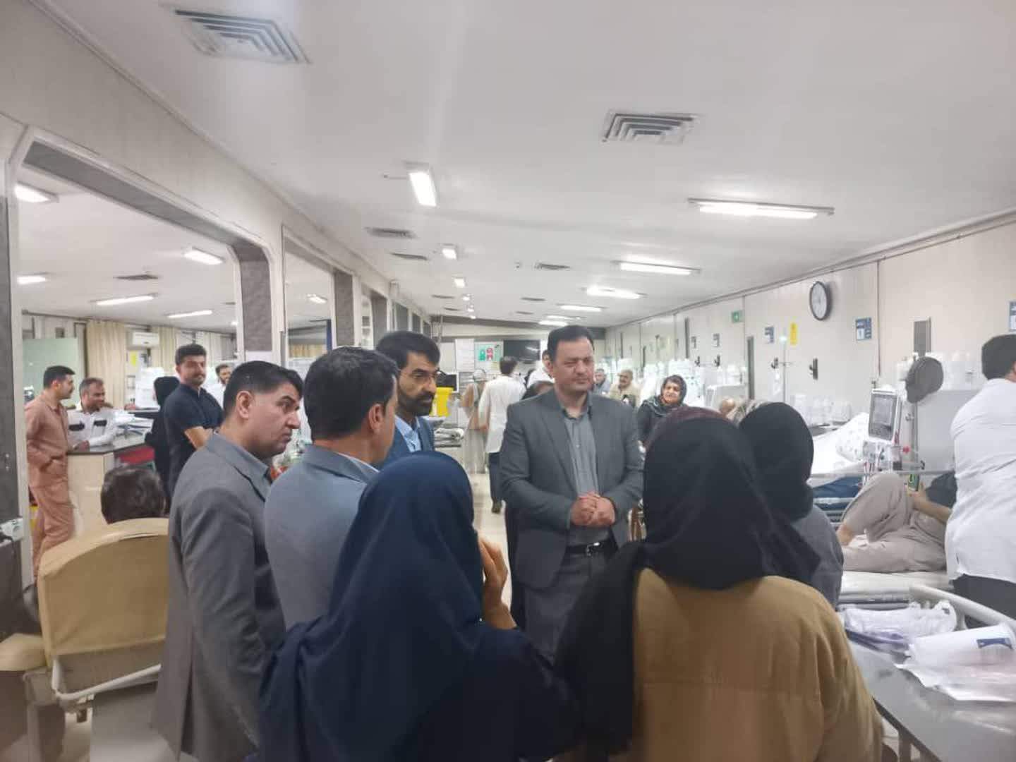 بازدید معاون نظارت و بازرسی کل استان کردستان از بیمارستان توحید سنندج