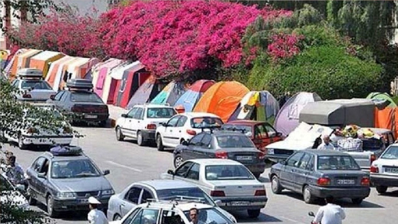فیلمی از حال و هوای گردشگران نوروزی در بابل