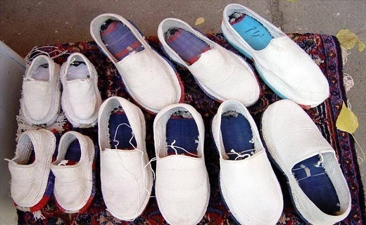 گیوه دوزی هنر سنتی هنرمندان ایران زمین