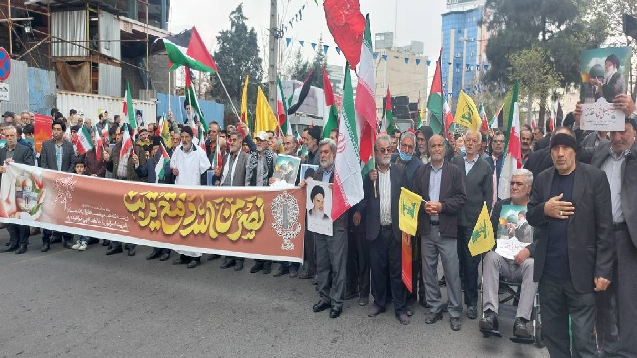 برگزاری راهپیمایی روز قدس در البرز