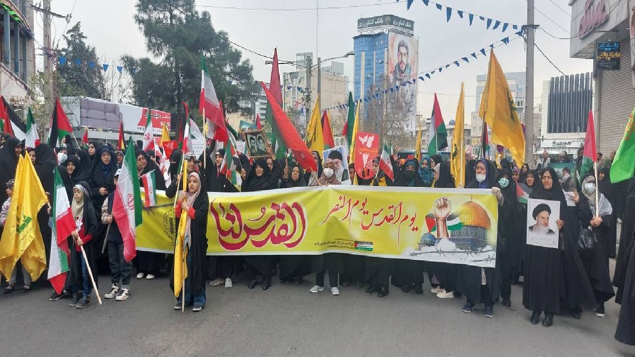 برگزاری راهپیمایی روز قدس در البرز