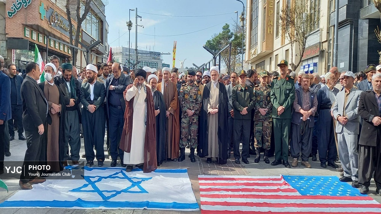 راهپیمایی روز قدس در کردستان + تصاویر و فیلم