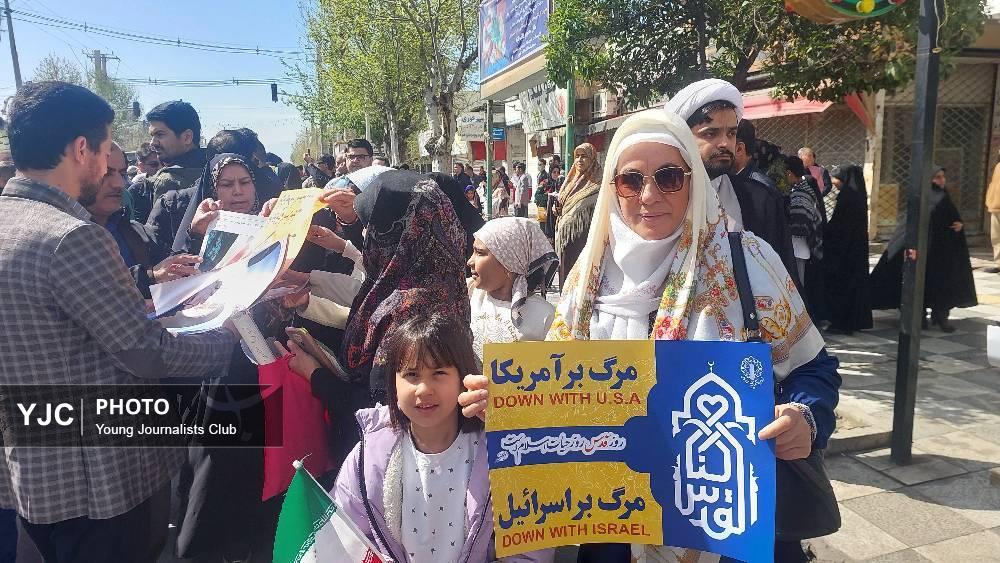 جلوه های ویژه از راهپیمایی روز قدس در گلستان