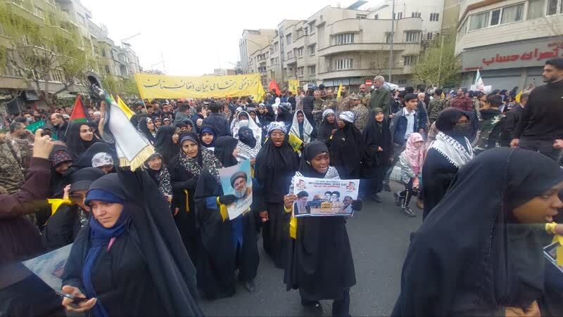 مراسم راهپیمایی روز قدس در تهران
