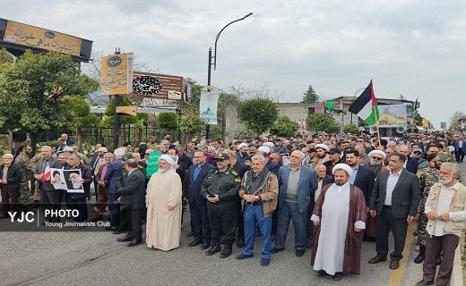 طنین انداز شدن فریاد آزادی قدس در سراسر مازندران طنین انداز شدن فریاد آزادی قدس در سراسر مازندران