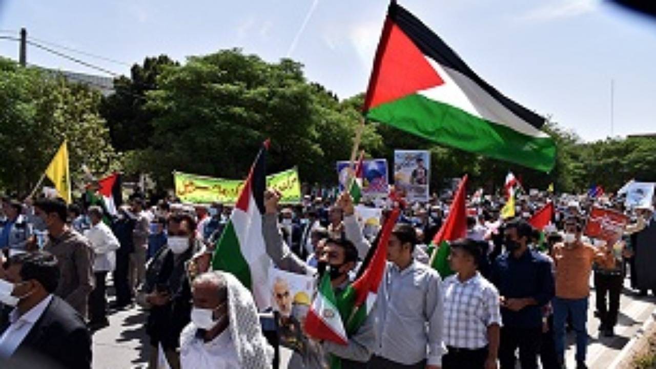 خروش روزه داران سراسر استان کرمان در روز قدس