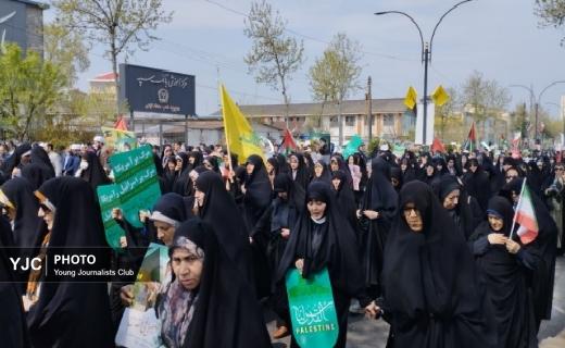آغاز راهپیمایی روز قدس در رشت+ عکس