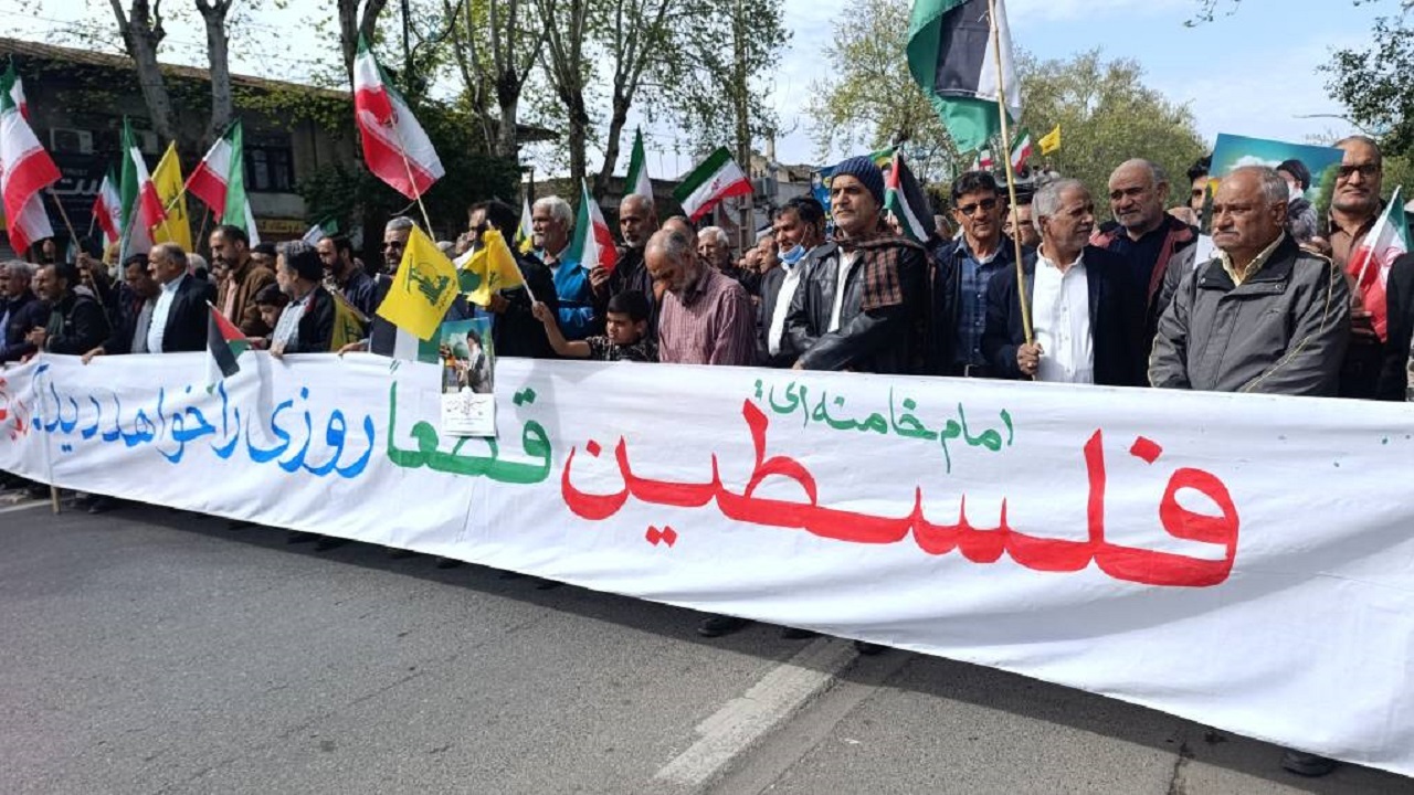 راهپیمایی پرشور و دشمن شکن روز قدس در گلستان