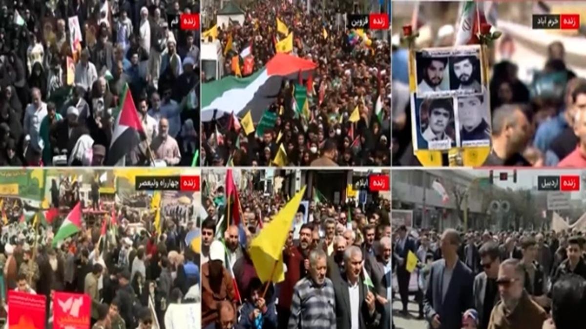 راهپیمایی روز جهانی قدس در روستاها + فیلم