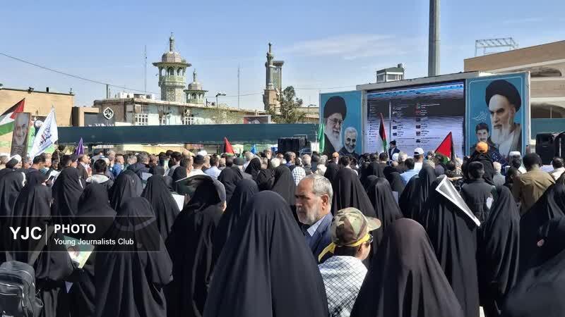 راهپیمایی روز قدس در قم؛ نماد وحدت و استکبار ستیزی