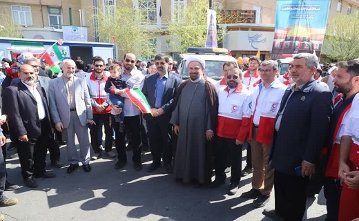 حضور شخصیت های مهم کشوری و استانی در راهپیمایی روز قدس+تصاویر
