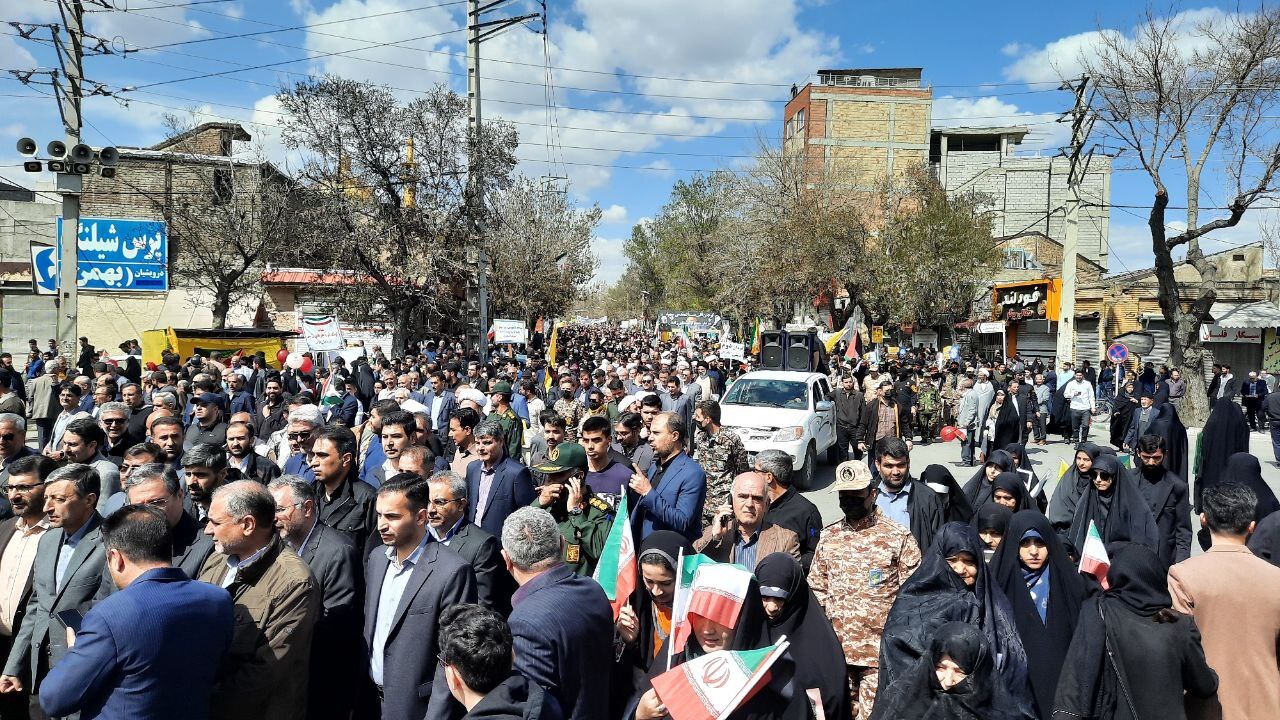 خروش مردم آذربایجان غربی در روز جهانی قدس+تصاویر