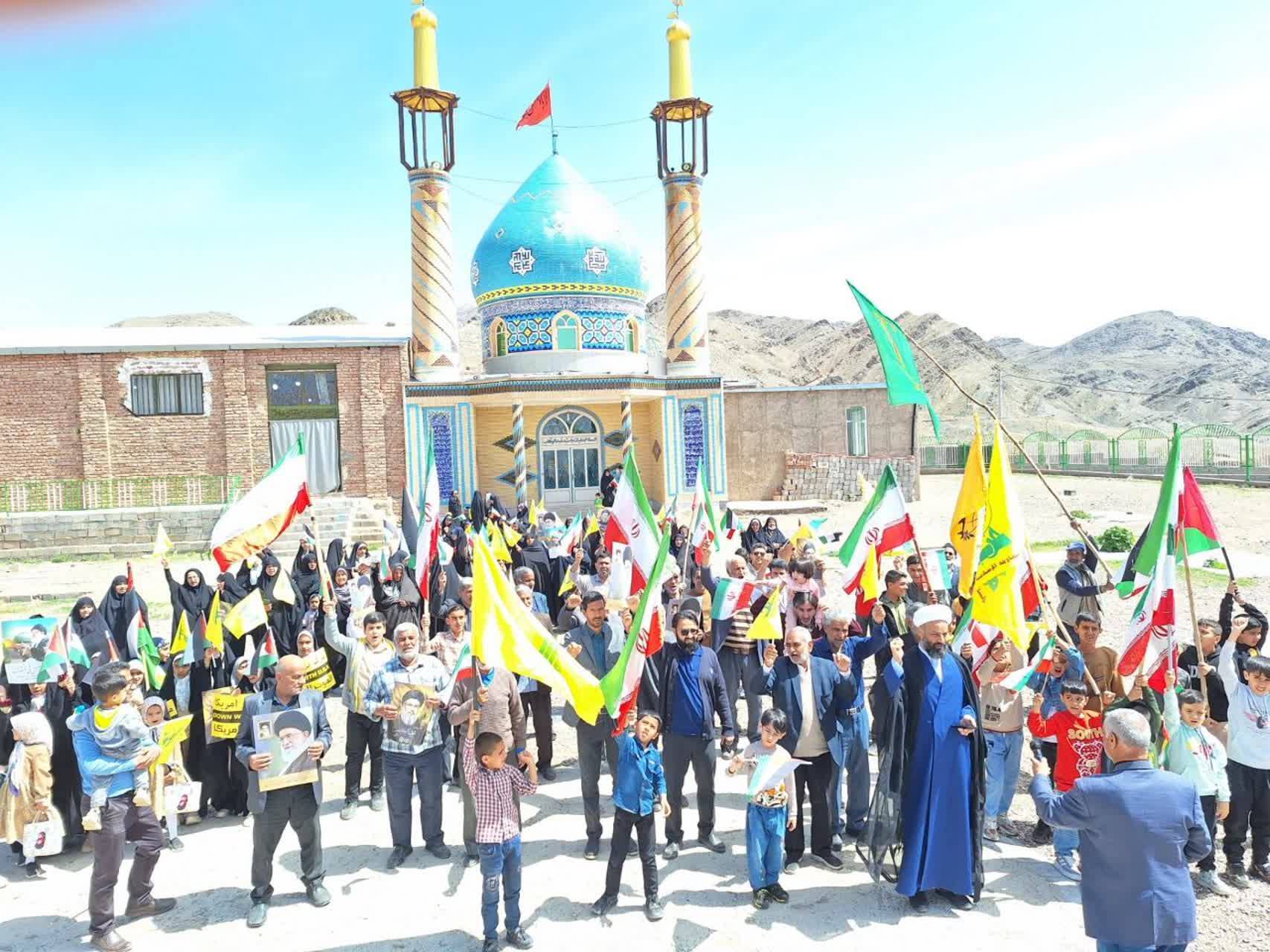 خروش روزه داران سراسر استان کرمان در روز قدس