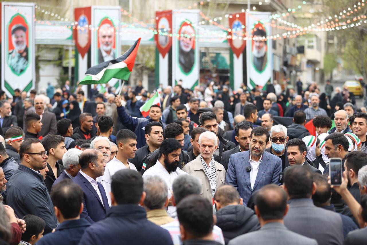 دنیامالی در راهپیمایی روز قدس