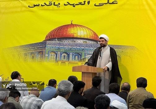 گزارش تصویری از راهپیمایی روز جهانی قدس در بندرعباس گزارش تصویری از راهپیمایی روز جهانی قدس در بندرعباس