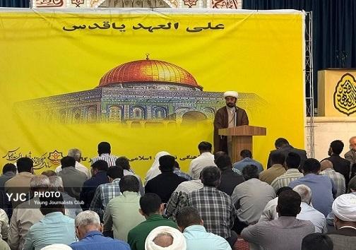 گزارش تصویری از راهپیمایی روز جهانی قدس در بندرعباس گزارش تصویری از راهپیمایی روز جهانی قدس در بندرعباس