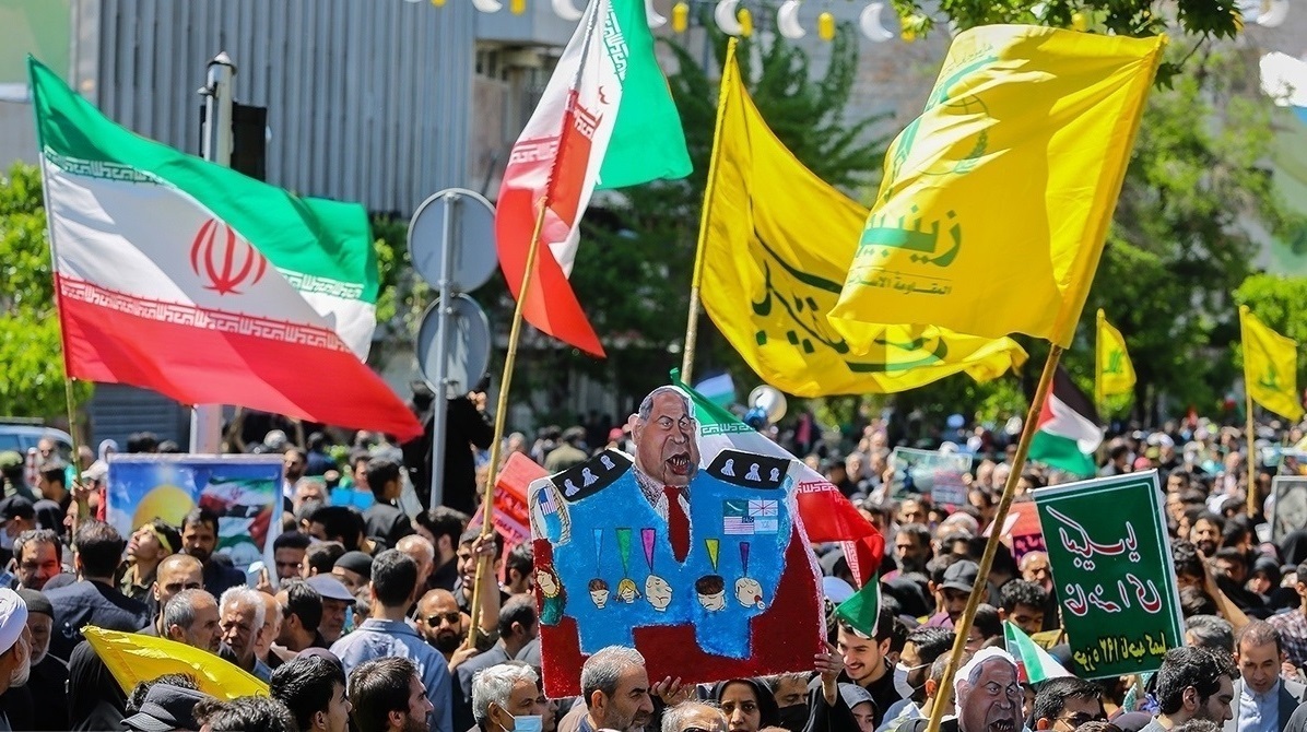 حال و هوای روز قدس در دهستان بیمرغ گناباد+ عکس