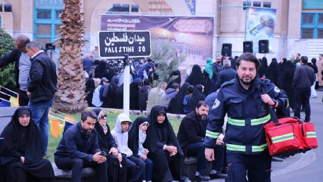 خدمت‌رسانی گسترده اورژانس تهران در راهپیمایی روز قدس و نماز جمعه آخر ماه رمضان