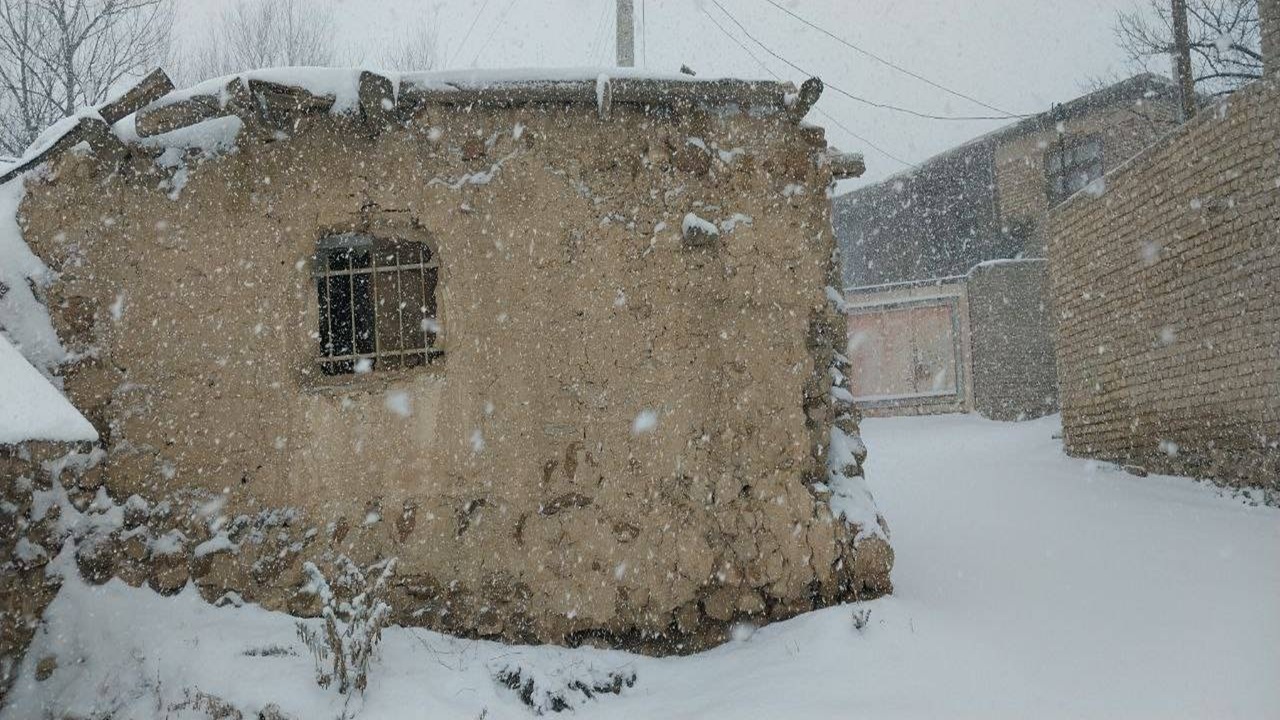 روستای آرا در چهاردانگه ساری با بارش برف رنگ و بوی زمستانی گرفت + عکس و فیلم