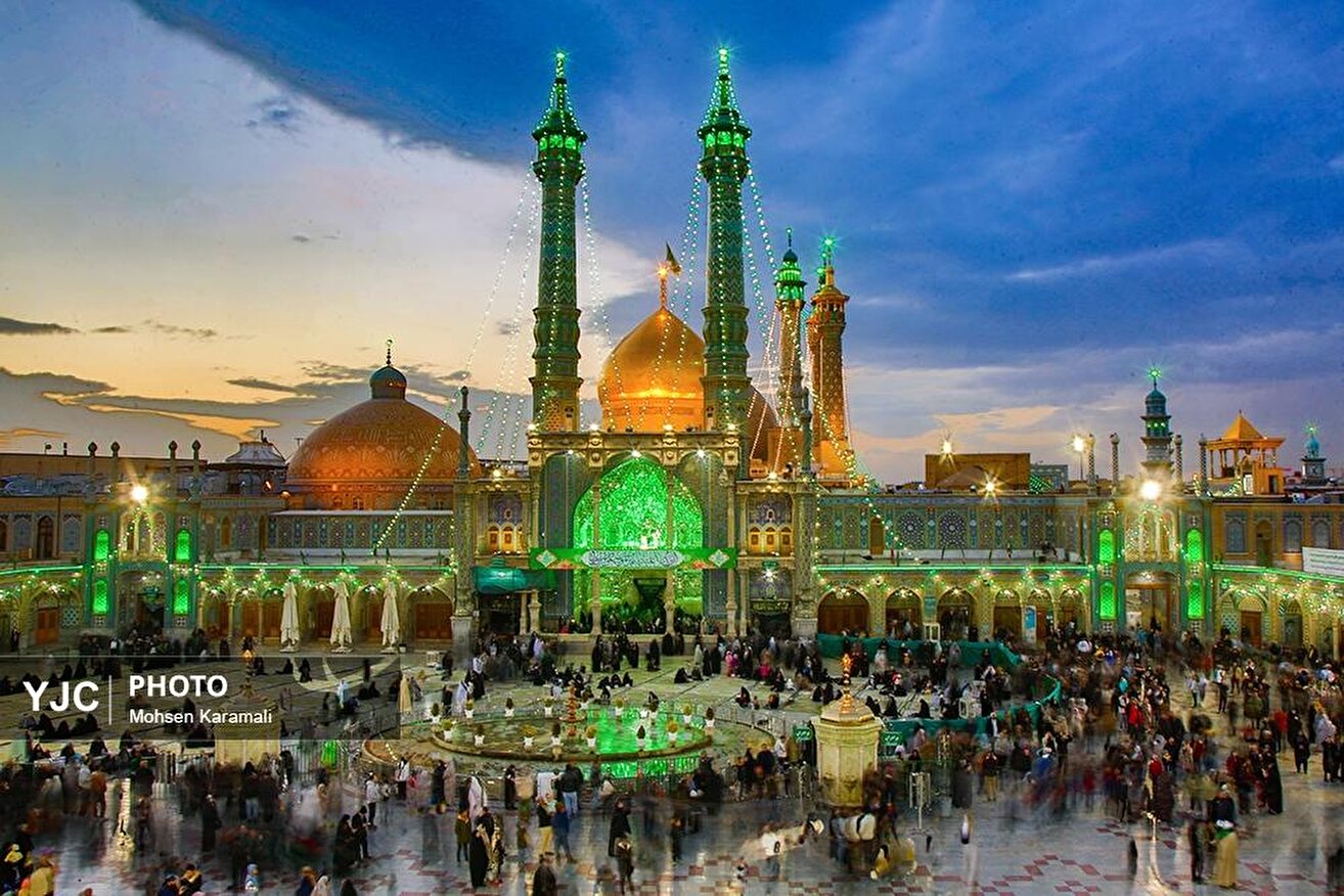 شب میلاد امام علی (ع) در حرم حضرت معصومه (س)
