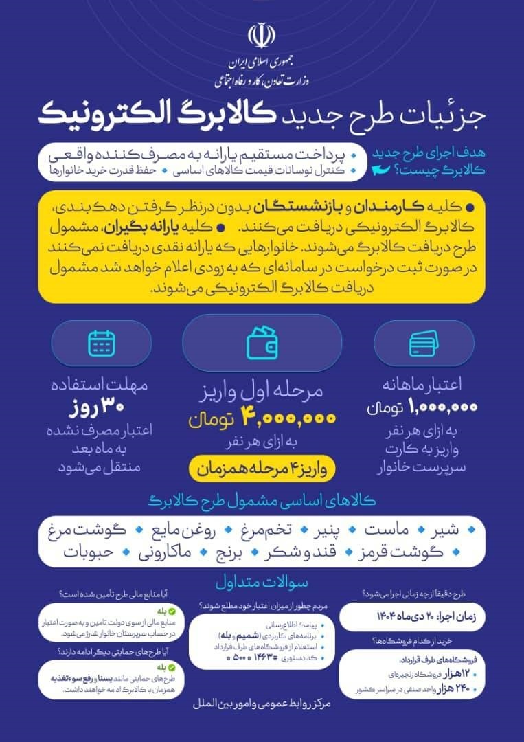 طرح جدید کالابرگ الکترونیک
