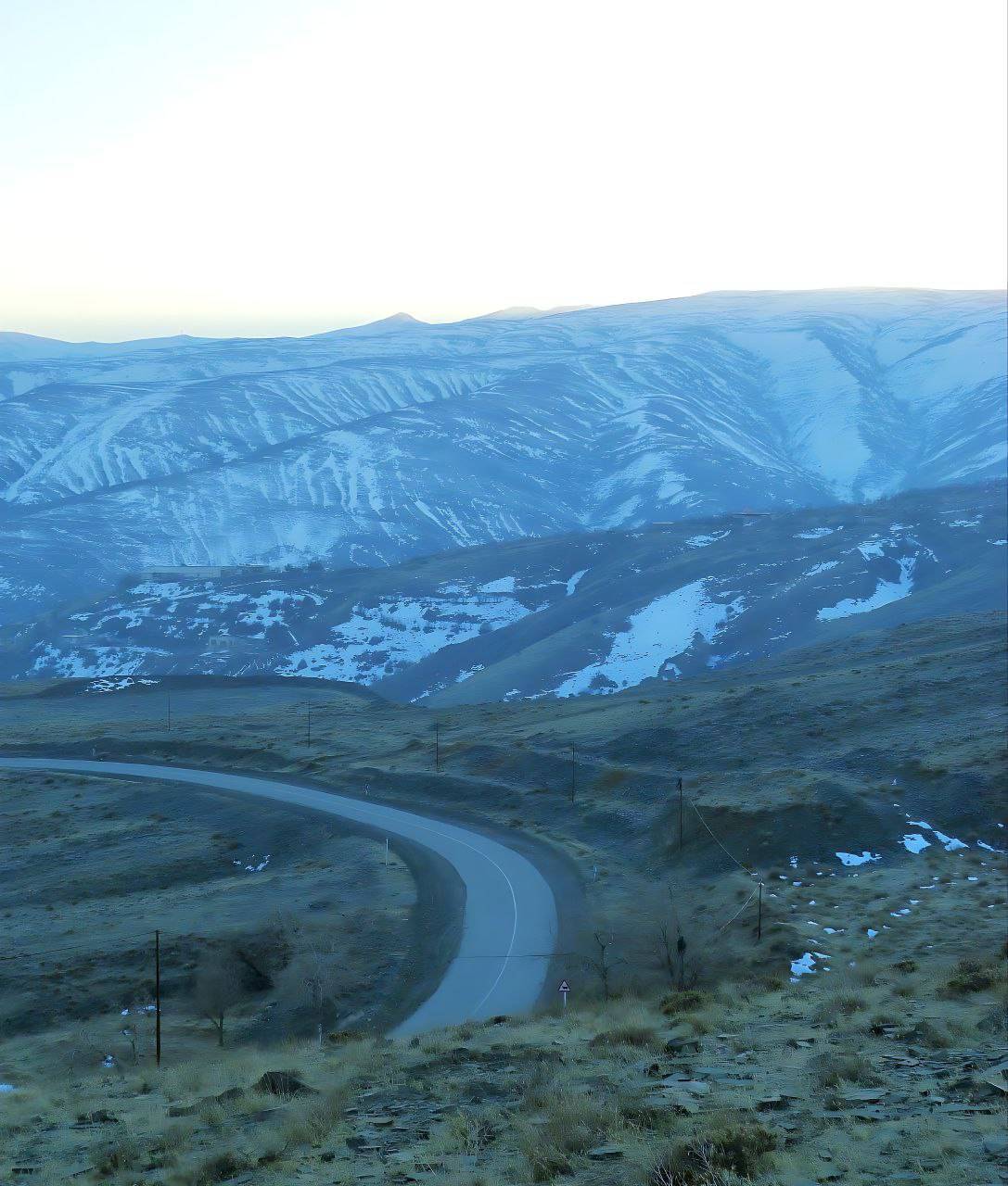 طبیعت زمستانی روستای ازغد از لنز دوربین شهروندخبرنگار