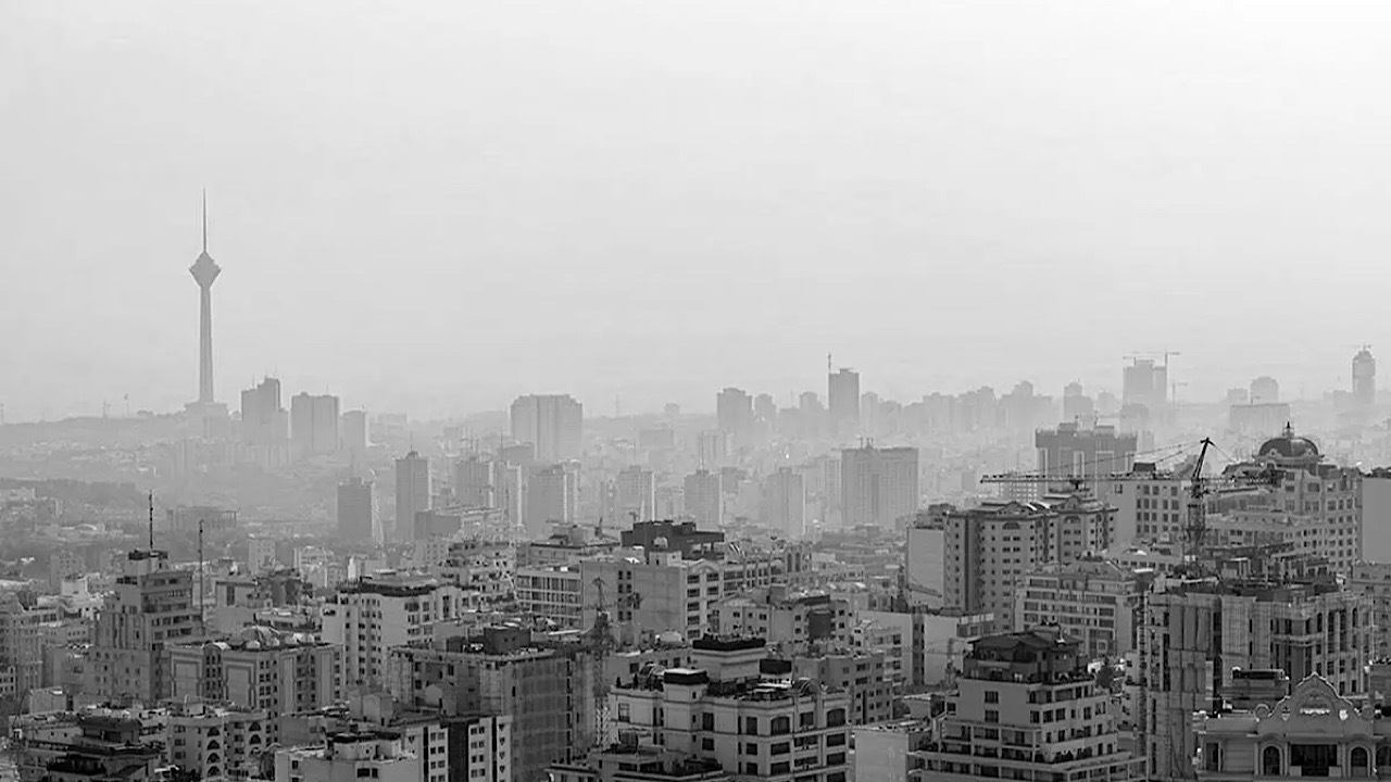 کیفیت هوای تهران در وضعیت ناسالم