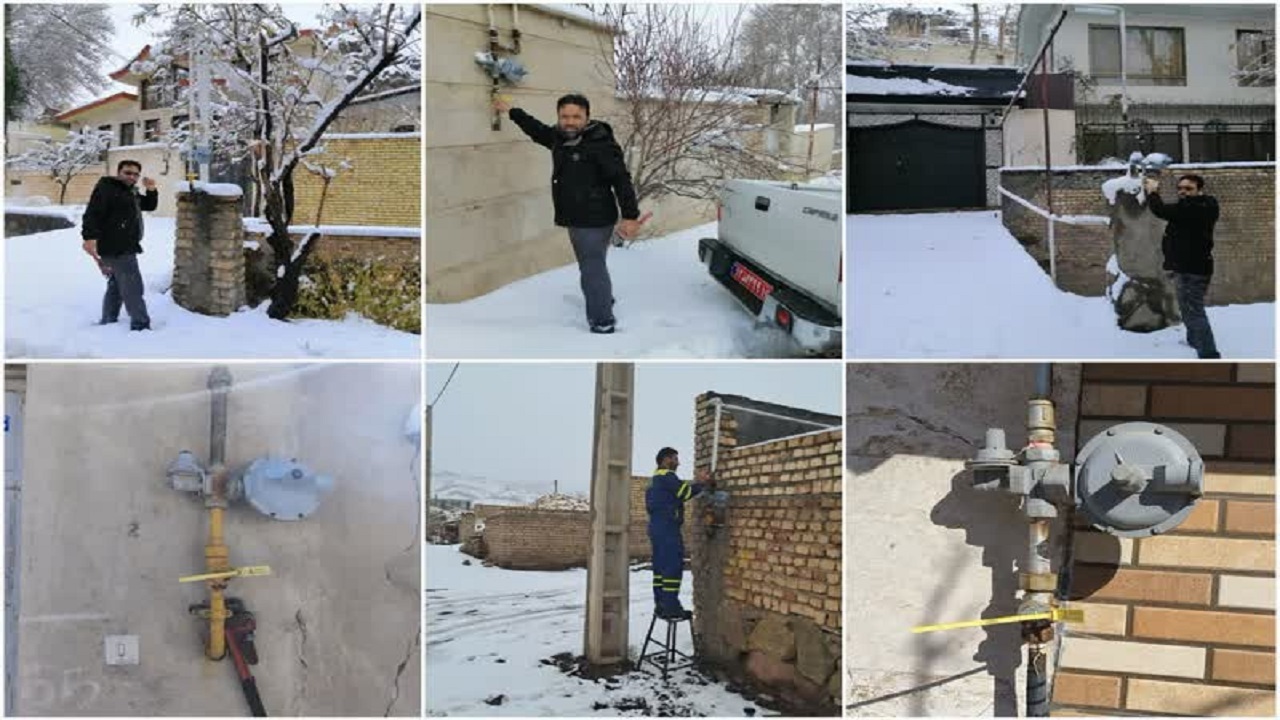 قطع گاز بیش از یک هزار و ۸۰۰ ویلا  در استان قم