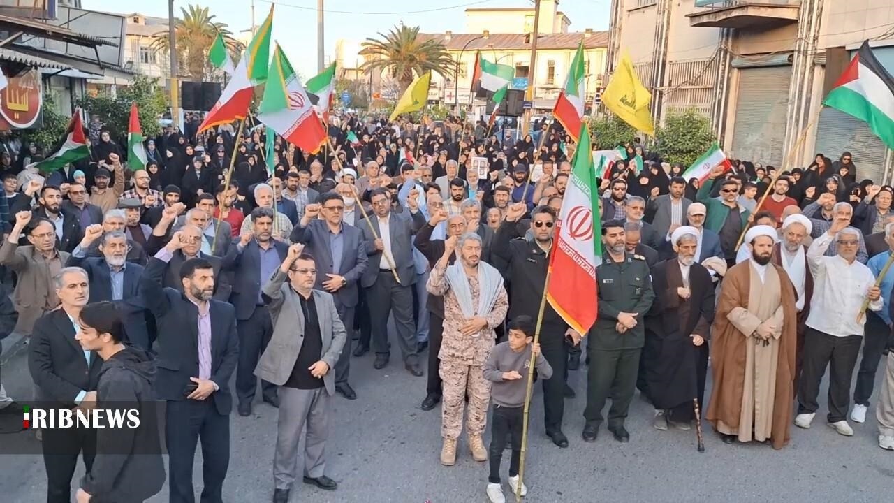اعلام مسیر‌های راهپیمایی محکومیت اقدامات اغتشاشگران در مازندران
