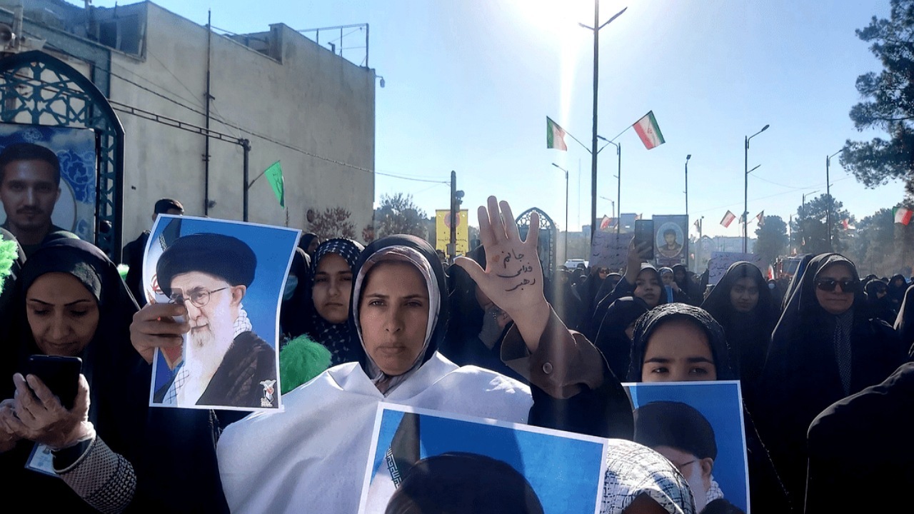 خروش انقلابی مردم دیار «حاج قاسم» علیه اغتشاشگران + تصاویر