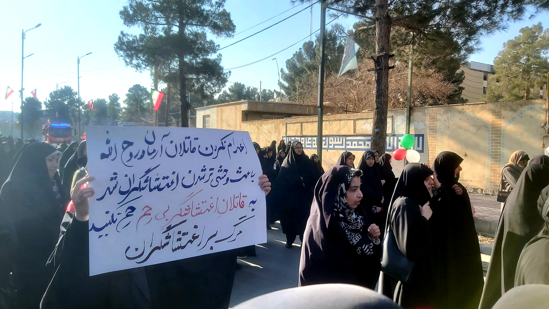 خروش انقلابی مردم دیار &laquo;حاج قاسم&raquo; علیه اغتشاشگران