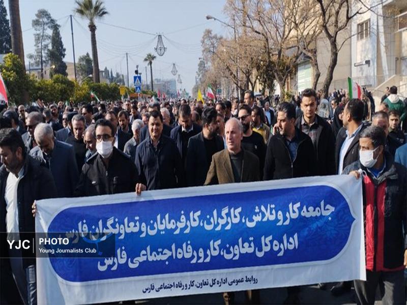 راهپیمایی ۲۲ دی؛ نشانه‌ای از بصیرت و هوشیاری مردم شیراز