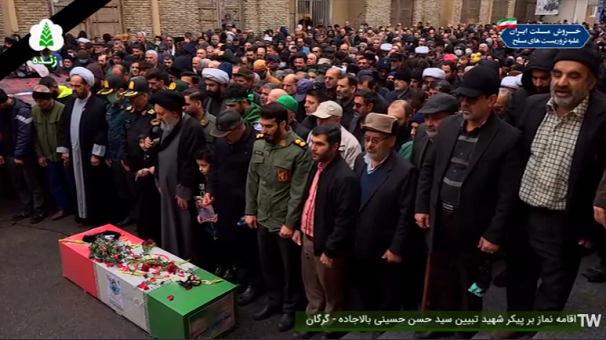 تشییع پیکر مطهر سید «حسن حسینی بالاجاده» در گرگان
