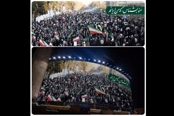 دیوارنگاره جدید میدان ولیعصر