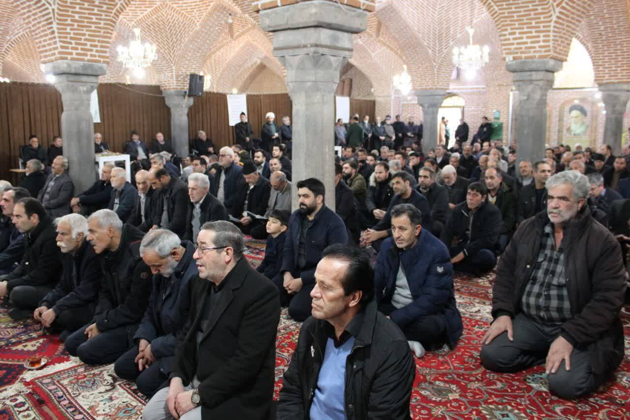 مراسم گرامیداشت شهید بسیجی میر مصطفی سیدهاشمی در تسوج + عکس