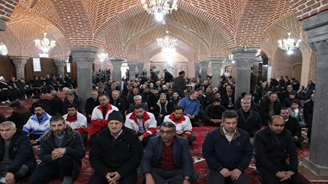 مراسم گرامیداشت شهید بسیجی میر مصطفی سیدهاشمی در تسوج + عکس