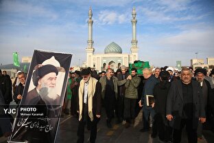 تشییع پیکر برادر آیت‌الله سیستانی