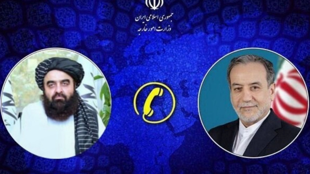 گفتگوی تلفنی عراقچی با وزیر امور خارجه افغانستان