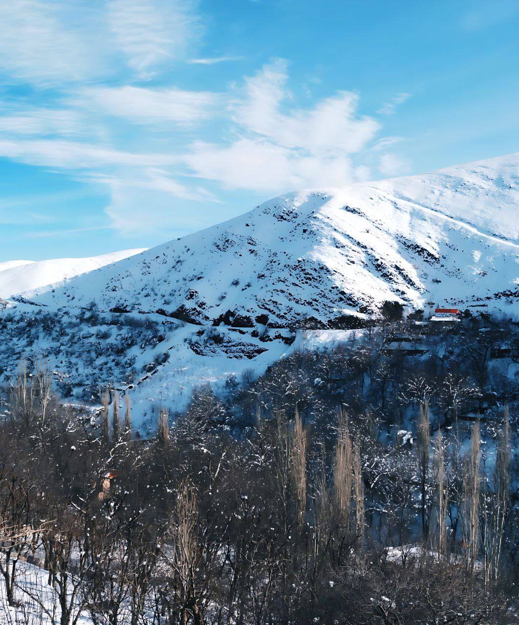 نمای زمستانی روستای ازغد نمای زمستانی روستای ازغد