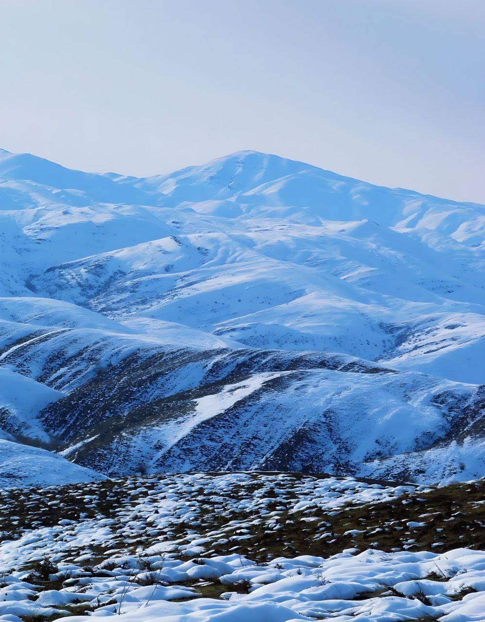 نمای زمستانی روستای ازغد نمای زمستانی روستای ازغد